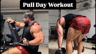 Pull Day Workout 10 Days Out [upl. by Rtoip]