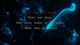 bed Chem  Karaoke  Sabrina Carpenter [upl. by Bel]