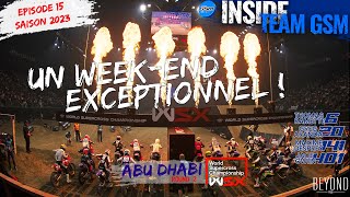 1er PODIUM en CHAMPIONNAT DU MONDE SX 🔥 ABU DHABI GP  Inside Team GSM  EP 15 S1 [upl. by Abell]