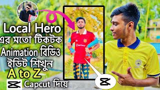 local hero tiktok animation video editing  local hero tiktok video editing  capcut video editing [upl. by Jorgenson]