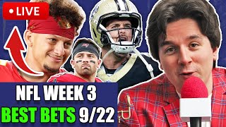 NFL WINNERS  Best Bets Parlays Predictions  Picks Today Sunday September 22nd  HTP Ep18 [upl. by Roanne]