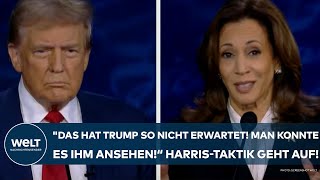 USWAHL TVDuell quotDas hat Donald Trump so nicht erwartetquot Die Taktik von Kamala Harris geht auf [upl. by Anoet]