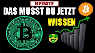 BITCOIN BTC COIN UPDATE ✅ DAS MUSST DU JETZT WISSEN ✅ KOMMT DIE KORREKTUR VOM BITCOIN KURS  ✅ [upl. by Alejna]