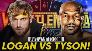 Logan Paul Vs Mike Tyson At WWE WrestleMania 41  LATEST On New AEW Signing [upl. by Fernyak]