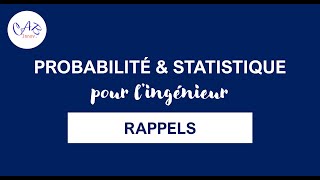 Rappels de probabilité et statistique à lusage des ingénieurs [upl. by Solim]