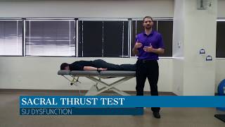 Sacral Thrust Test [upl. by Aihtibat]