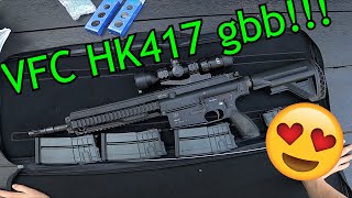 VFC HK417 GBB Unboxaus  Look At That RECOIL [upl. by Eednas]