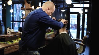 Frisor Barbershop Ternopil  чоловіча перукарня [upl. by Ellebana]