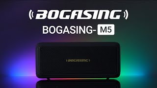 🔥BOGASING M5🔥Bluetooth Lautsprecher 40W Surround Stereo amp Kraftvoller Bass 30 Stunden IPX7 [upl. by Cass]