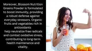 Essential Nutrition Unveiled Blossom Greens Powder Explained [upl. by Ettenna7]