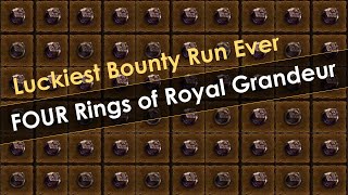 Luckiest Bounties of All Time  Four Rings of Royal Grandeur in One Bounty Run Diablo 3 Season 26 [upl. by Baggott]