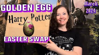 THE GOLDEN EGG HARRY POTTER EASTER SWAP  A HARRY POTTER UNBOXING [upl. by Herwig]