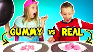 GUMMY vs REAL FOOD 3 [upl. by Poore]