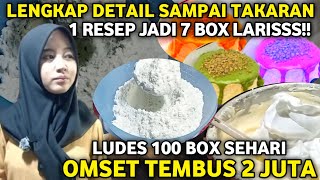 SEKALI BUAT LANGSUNG HABIS 1 RESEP JADI 7 BOX IDE JUALAN MAKANAN KEKINIAN OMSET 2 JUTA SEHARI [upl. by Elwee]