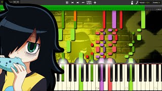 WataMote OP 🎵 WataMote 🎵 Synthesia [upl. by Ynamreg]