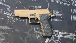 Sig Sauer 226 Disassembly [upl. by Ennayd]