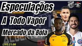 Live  Especulações a Todo Vapor  Mercado Da Bola [upl. by Aninaj]