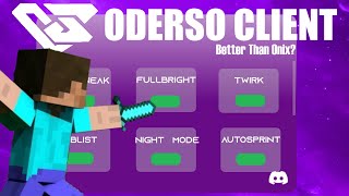 NEW PVP CLIENT  MINECRAFT BEDROCK EDITION 12060  12062 OderSo Client [upl. by Juxon]