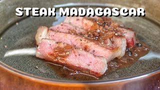 STEAK MADAGASCAR  FLAMBED RIBEYE STEAK in COGNAC PEPPER SAUCE  0815BBQ  International [upl. by Ahsatsana]