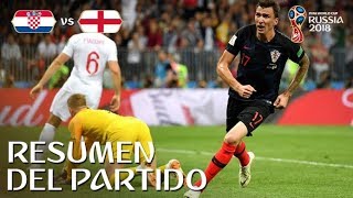 CROACIA VS INGLATERRA 21  Rusia 2018  Resumen amp Goles del partido desde el estadio [upl. by Prendergast]