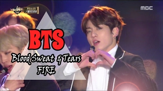 MMF2016 BTS  Blood Sweat amp Tears 방탄소년단  피땀눈물 MBC Music Festival 20161231 [upl. by Tinor]