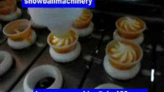 linear ice cream filling machine [upl. by Neelahs]