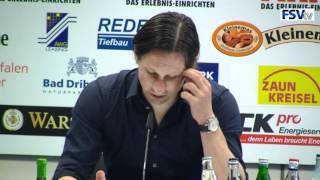 Pressekonferenz nach der Partie SC Paderborn  FSV Frankfurt [upl. by Deering]