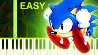 Toxic Caves  SONIC SPINBALL  EASY Piano Tutorial [upl. by Riehl620]