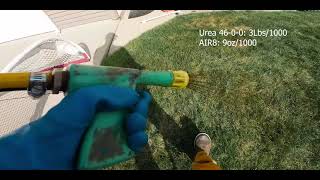 Last Lawn Fertilizer Application of the Season NWIndiana [upl. by Calbert]