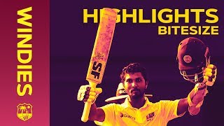 Windies v Sri Lanka 2nd Test Day 1 2018  Bitesize Highlights [upl. by Carlynne]