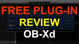 FREE PLUGIN Review OBXd [upl. by Lhamaj]