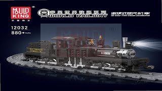 Mould King instructions  Mould King Train  12032  Shaytype Steam Locomotive [upl. by Ime]