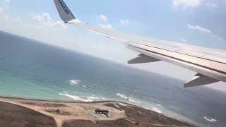 Stunning Departure out of Pafos Cyprus Ryanair 737 Take off LCPH [upl. by Sille]