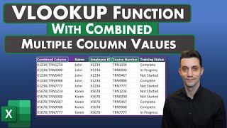 Excel Tips  VLOOKUP Function with Multiple Columns  Multiple Values [upl. by Francine441]