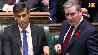 HIGHLIGHTS Keir Starmer mugs off Rishi Sunak in front of his mates at PMQs [upl. by Gideon]