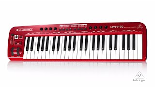 UCONTROL UMX490 The Ultimate Studio in a Box 49Key USBMIDI Controller Keyboard [upl. by Ennaeilsel]