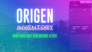 New Origen Inventory  QBCore amp ESX Versión  Script Five M [upl. by Afihtan]