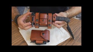 Unboxing The Hedgehog Leatherworks T2 Sheath And Utility Pouch [upl. by Eivol]