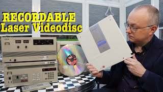 RECORDABLE ‘Laserdisc’  Sony CRVdisc [upl. by Terrill84]