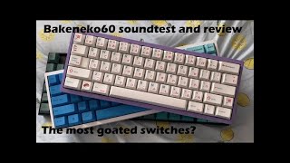 Cherry mx blacks may be goated bakeneko60 soundtest [upl. by Schechinger763]