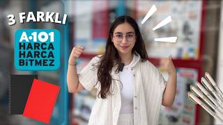 A101 KIRTASİYE ALIŞVERİŞİ 2024  A101 OKULA DÖNÜŞ backtoschool [upl. by Marilin]