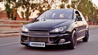 Peugeot 206 Turbo 450hp Diamantis Racing  Autokinisimag [upl. by Maurene]