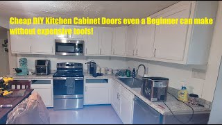 Cheap DIY Cabinet Doors [upl. by Rawna]