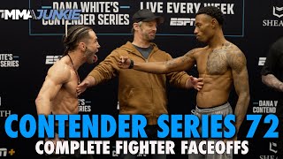 Dana Whites Contender Series 72 Full Fight Card Faceoffs from Las Vegas [upl. by Nelrsa]