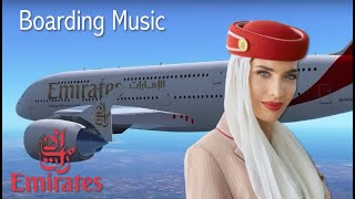 EMIRATES AIRLINES  UAE  AIRBUS A380800  Boarding Music [upl. by Nil957]