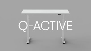 QACTIVE sitstand desks by NARBUTAS [upl. by Angus]