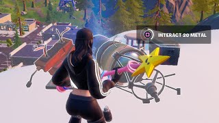 Repair damaged telescopes  All damaged Telescope Locations – Fortnite Foreshadowing Quests [upl. by Oirtemed]