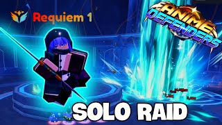 Mình Solo RAID Với Sharp Shooter Siêu Xạ Thủ Anime Defenders  Roblox [upl. by Kcerb]