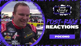 Cole Custer ‘I think we can really carry this’ after earning Pocono win  NASCAR [upl. by Cale]