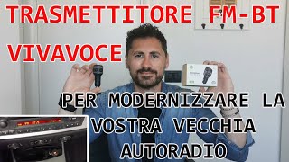 Trasmettitore FM Bluetooth per auto [upl. by Ahsasal]